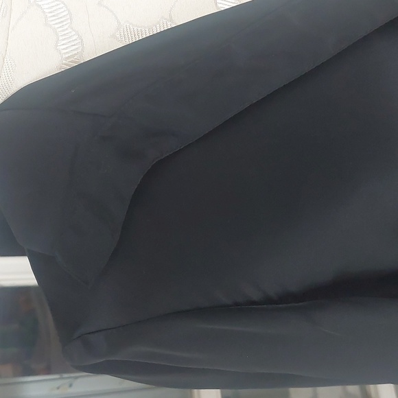 Bill Tice for Malcolm Starr Black Vintage Designer Shirt Dress size Med - Picture 4 of 13